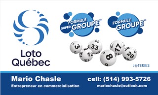 Carte d’affaires de Mario Chasle